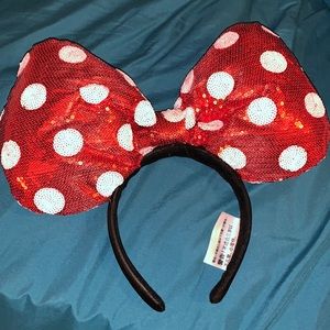 Minnie Mouse Bow Ears. Like New